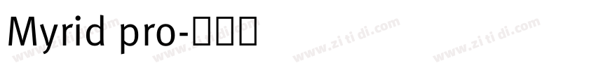 Myrid pro字体转换